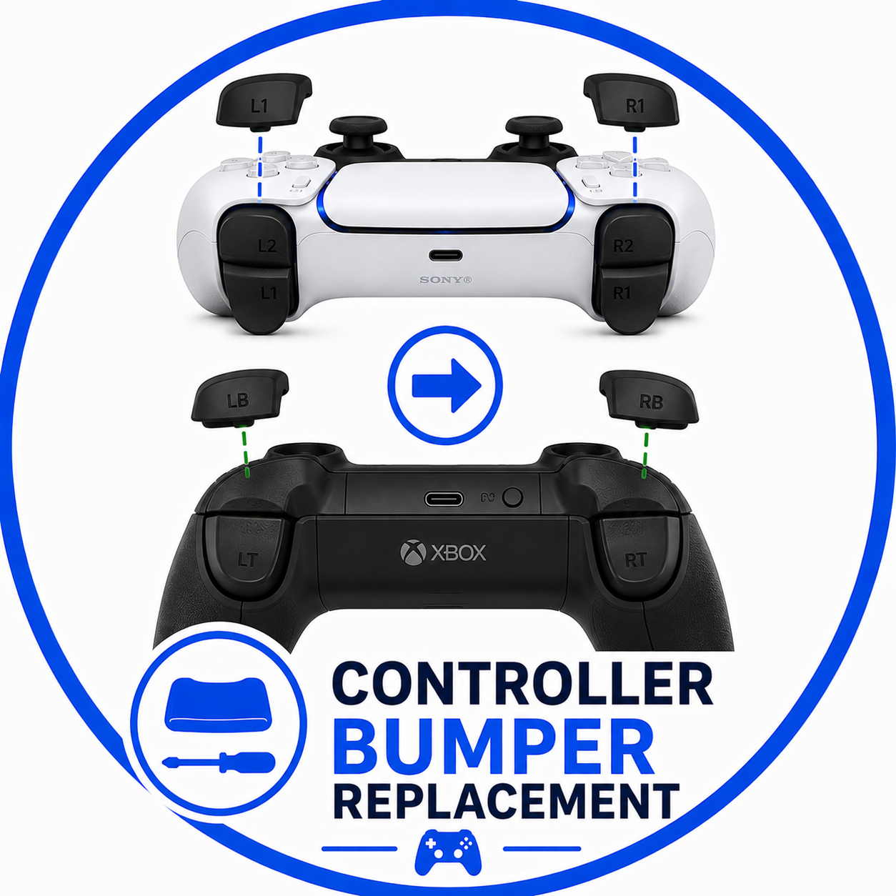 Controller Bumper Replacements
