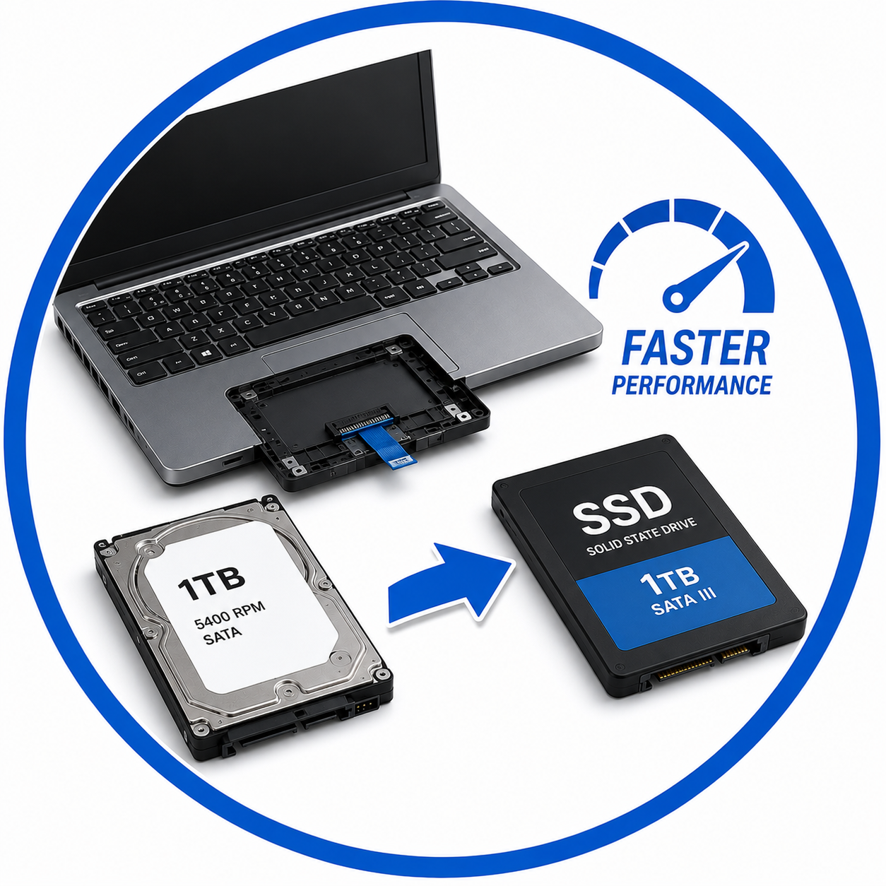 Laptop SSD and Hard Drive Upgrades